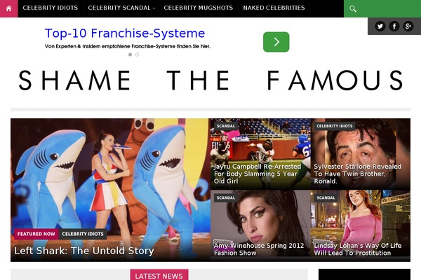 Nadia theme site design template sample