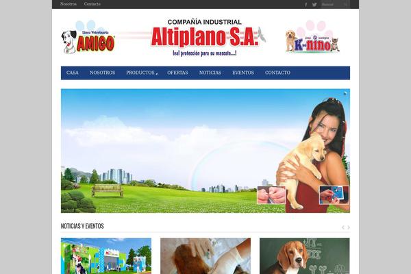 Magazon theme site design template sample