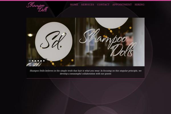 Zig Zag theme site design template sample