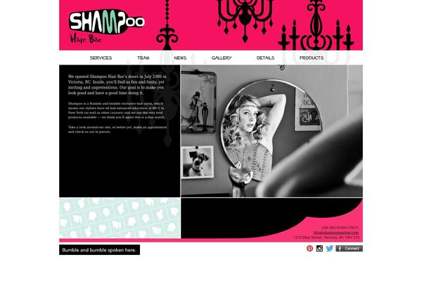 shampoohairbar.com site used Shampoo