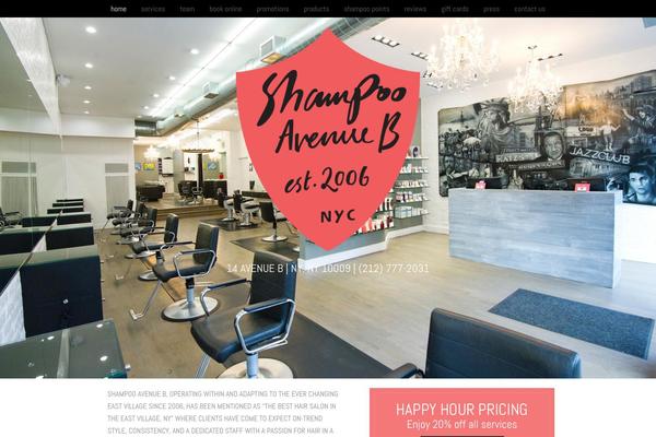 Balance theme site design template sample