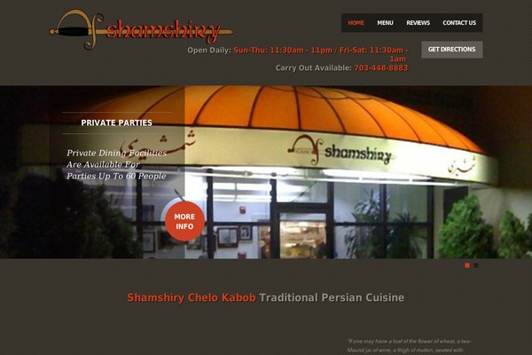 Feast theme site design template sample
