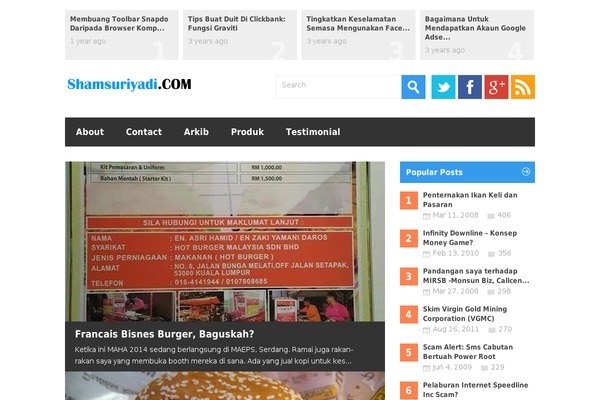 Site using Page View Count plugin