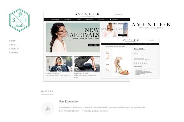 Nordic theme site design template sample