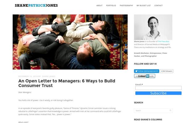 Story theme site design template sample