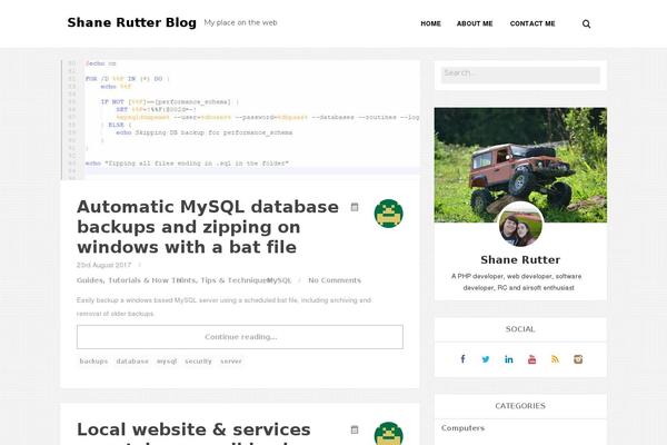 Breeze theme site design template sample