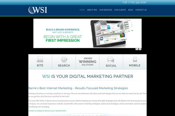 Trim theme site design template sample