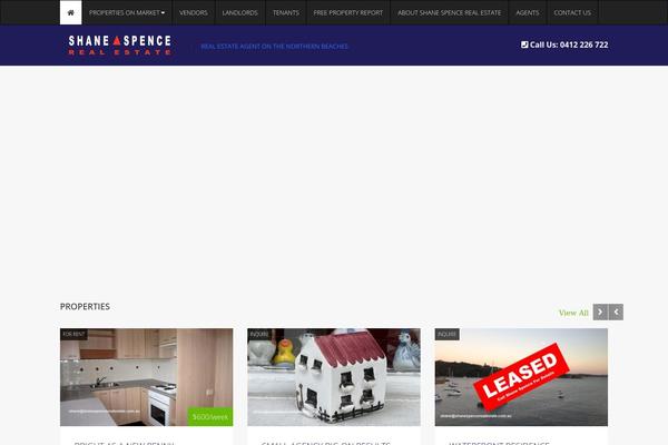 Realto theme site design template sample
