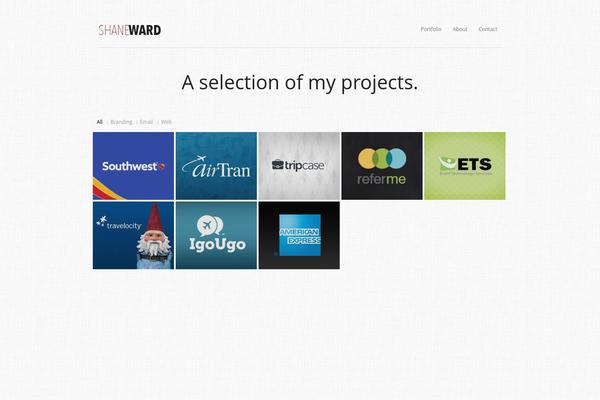 Aware theme site design template sample
