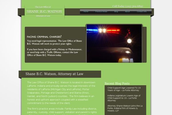 shanewatsonlaw.com site used Starkers
