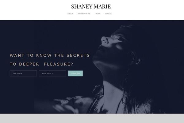 Ken Child theme site design template sample
