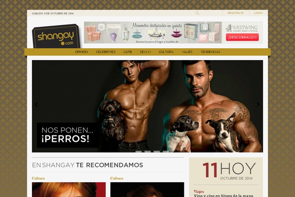 shangay.com site used Shangay