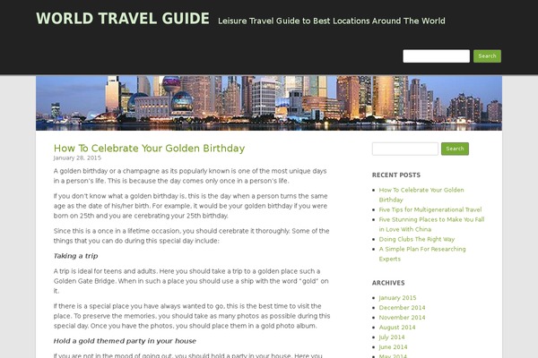 RCG Forest theme site design template sample