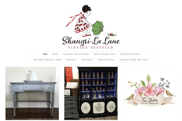 Vintage theme site design template sample