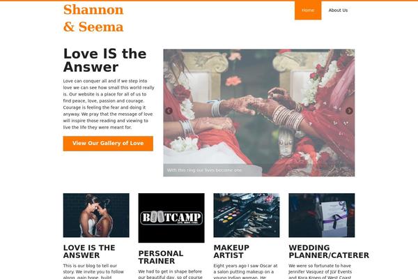 discover theme site design template sample