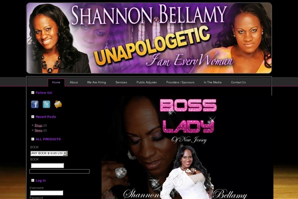 shannonbellamy.com site used Shannon