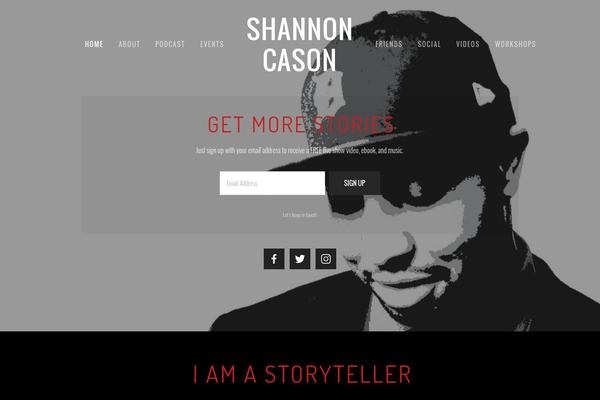 inFocus theme site design template sample