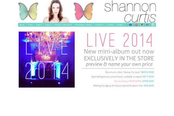 shannoncurtis.net site used Ligneous