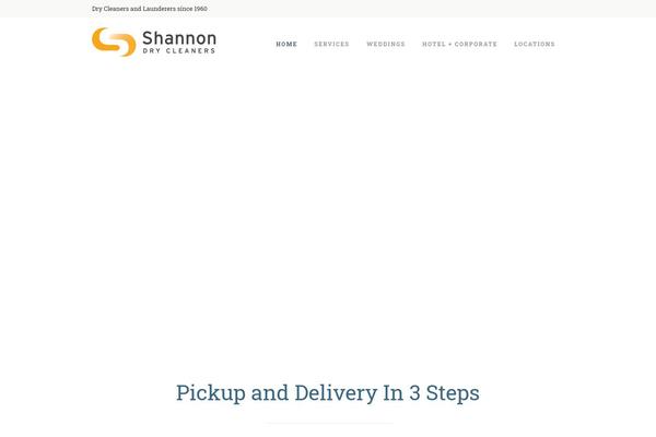 shannondrycleaners.com site used Gowash-child