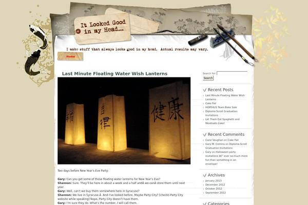 japan-style theme site design template sample