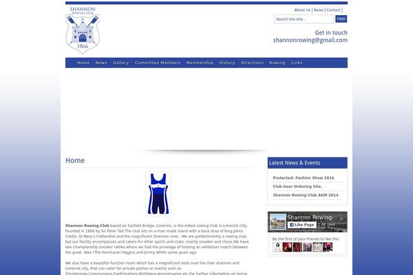 shannonrowingclub.com site used Shannon