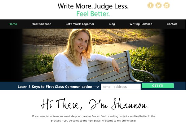 Headway theme site design template sample