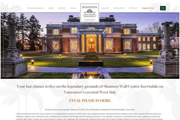 shannonwallcentre.com site used Shannon
