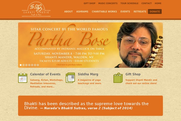 Site using Event Tickets plugin
