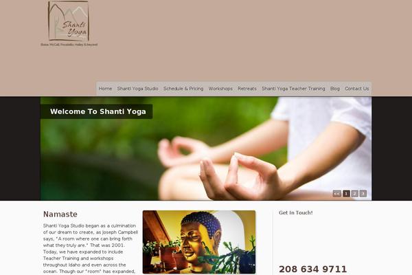 shantiyogastudio.org site used Round1theme