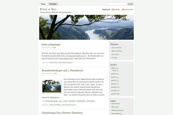 Misty Look theme site design template sample