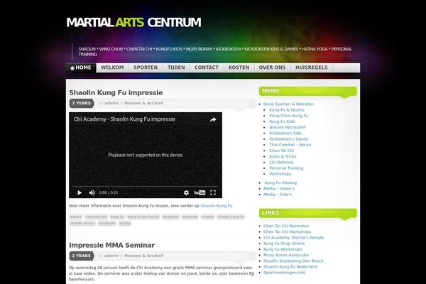 Mystique theme site design template sample