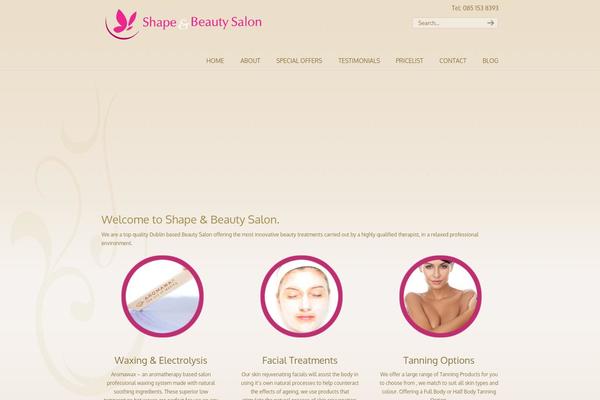 U Design Child theme site design template sample