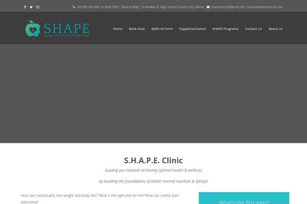 MF theme site design template sample