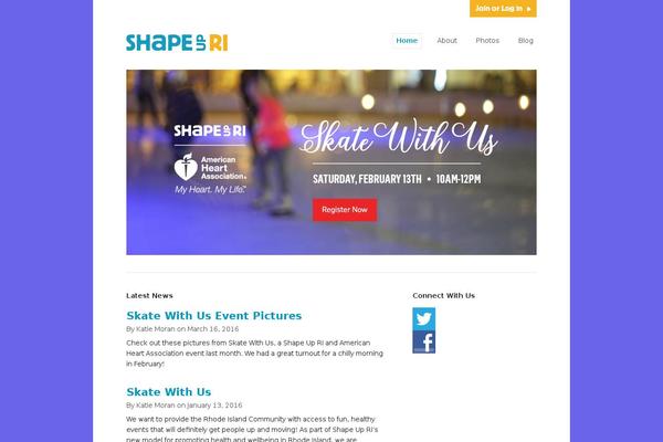 shapeupri.org site used Portfolio