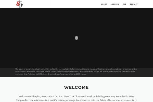 OnePress theme site design template sample