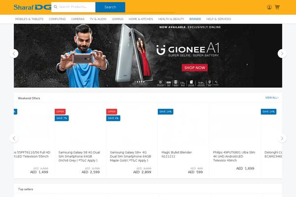 Sdg theme site design template sample