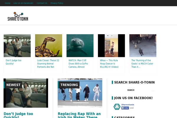 Site using Facebook Page Promoter Lightbox plugin