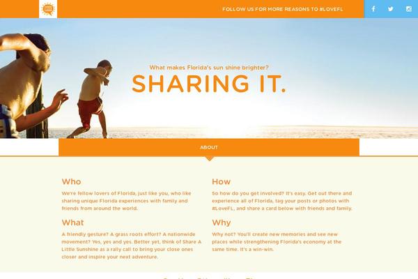 Site using JP Sharing plugin