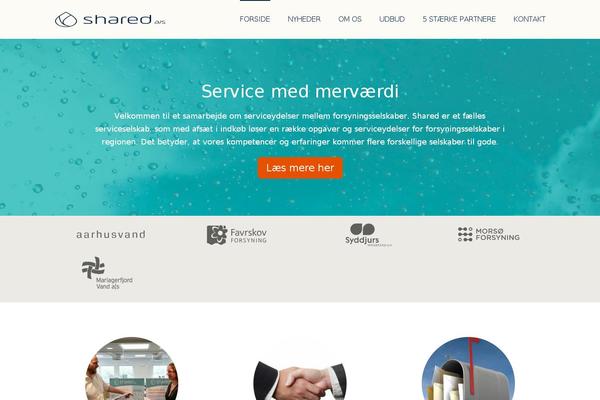 Shared theme site design template sample