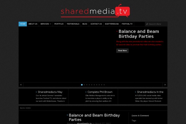 sharedmedia.tv site used Organic_tech_black
