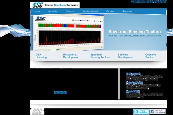 Spectrum theme site design template sample