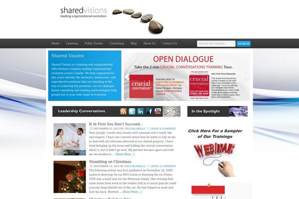 Enterprise theme site design template sample