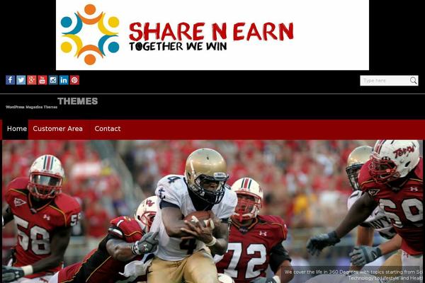Best-magazine theme site design template sample