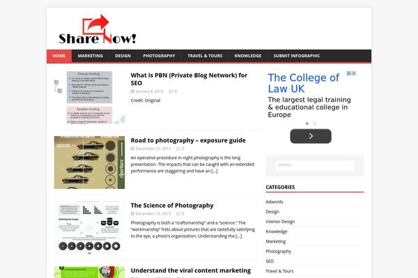 MH Magazine lite theme site design template sample