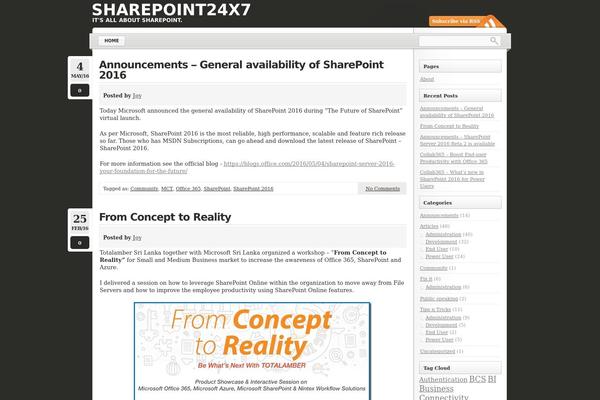 LightWord theme site design template sample