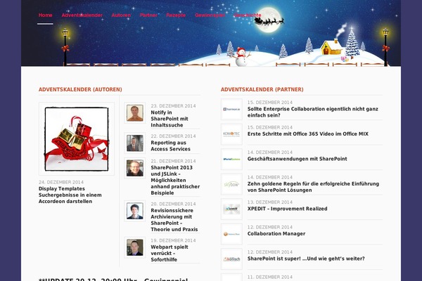 sharepointadvent.de site used Throne