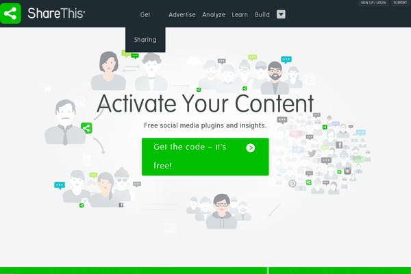 sharethis-custom theme websites examples