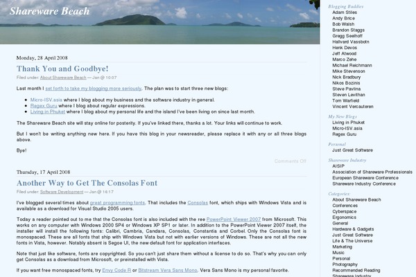 Beach theme site design template sample