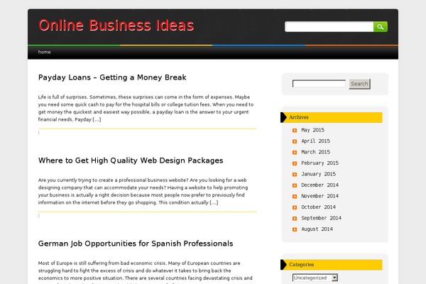 Arb theme site design template sample