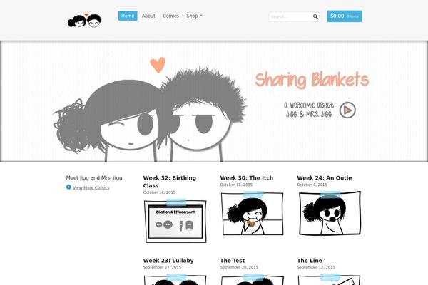 Whitelight theme site design template sample